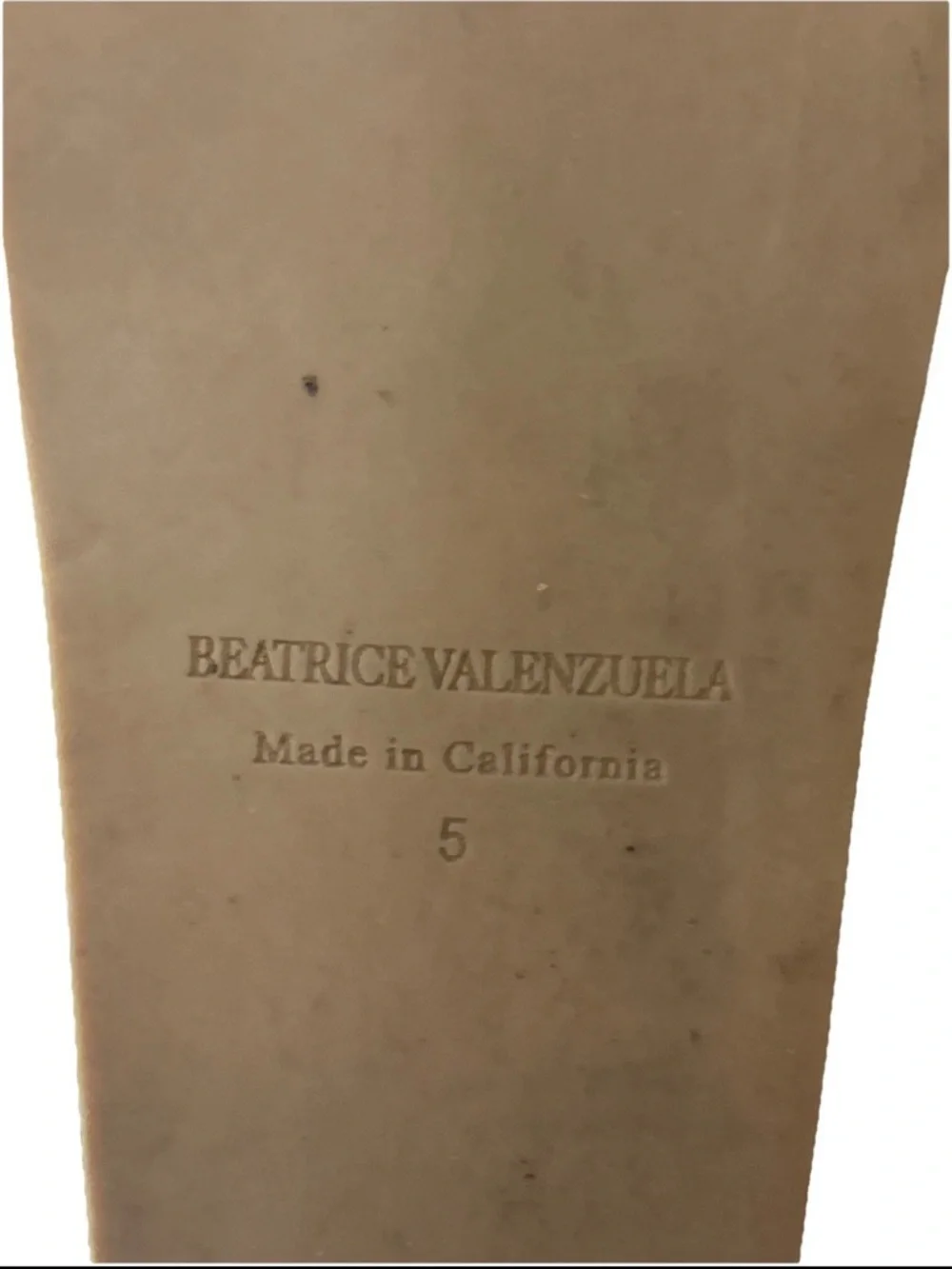 Beatrice Valenzuela Sandalia Monocolor Slide Sandals Green Leather - 5 - Picture 4 of 8